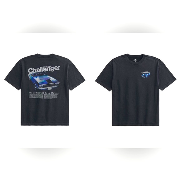 2 HOLLISTER Challenger & Dodge T Shirts - XXL - Picture 2 of 6